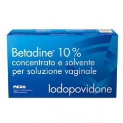 Betadine 10% Concentrato E Solvente Per Soluzione Vaginale 5 Flaconi - Farmaci ginecologici - 023907025 - Betadine