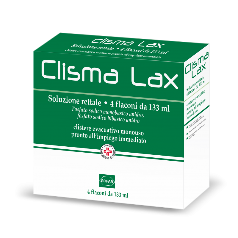 Sofar Clisma Lax Soluzione Rettale Flaconi - Farmaci per stitichezza e lassativi - 024995045 - Sofar - € 8,66