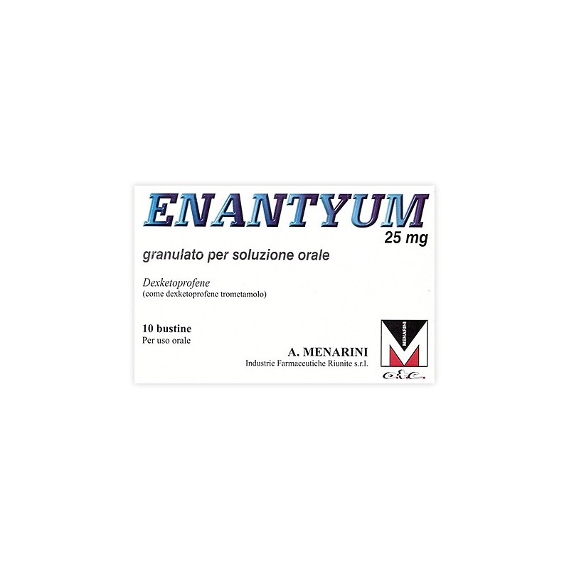 Enantyum 25 Mg Granulato Per Dolori Muscolari E Articolari 10 Bustine - Farmaci per dolori muscolari e articolari - 033656214...
