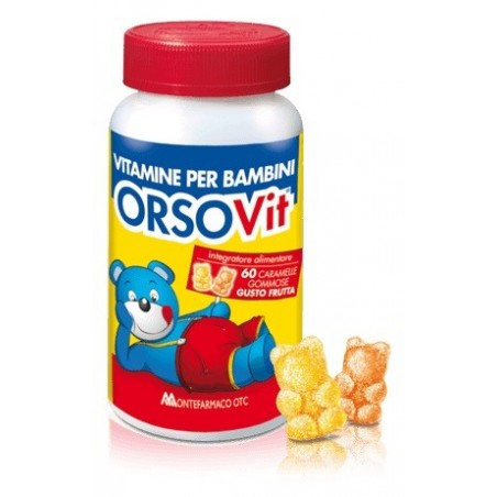 Orsovit Caramelle Gommose Vitamina Bambini Senza Glutine 60 Pezzi - Caramelle - 902535994 - Sanoclin - € 7,52