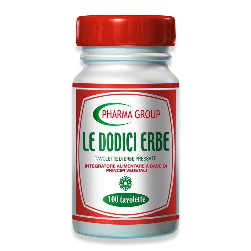 Pharma Group Le Dodici Erbe 100 Tavolette - Integratori - 903024356 - Pharma Group - € 12,80