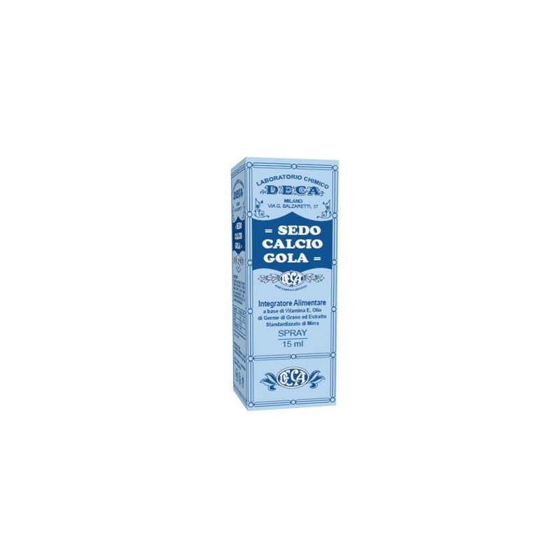 Deca Laboratorio Chimico Sedo Calcio Gola Spray 15 Ml Deca Laboratorio Chimico - 1