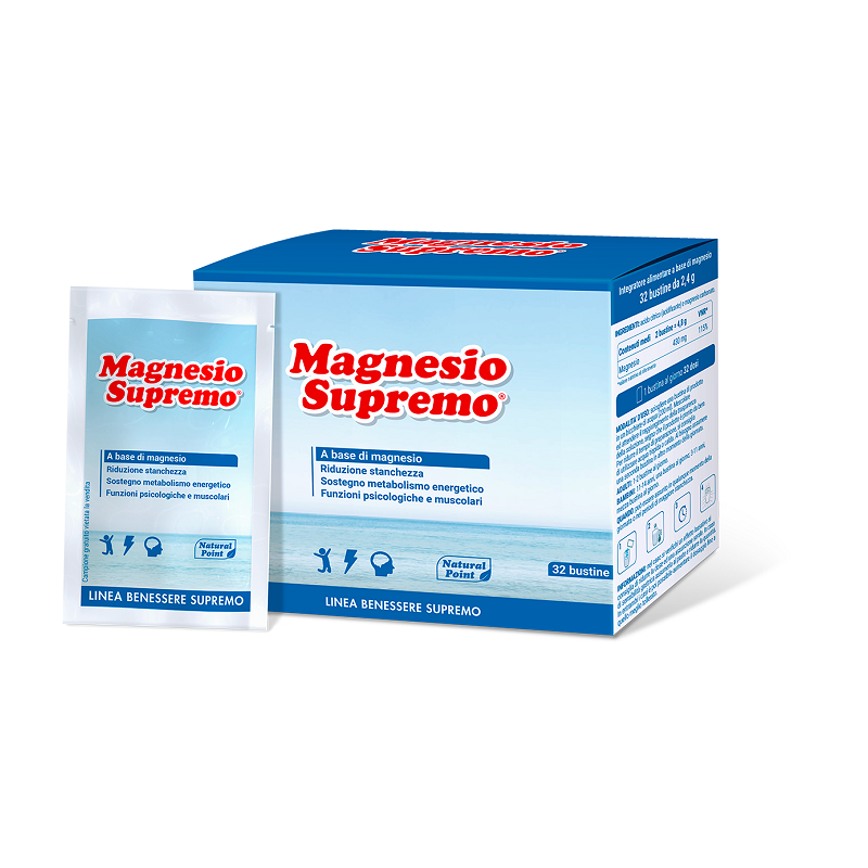 Natural Point Magnesio Supremo 32 Bustine - Vitamine e sali minerali - 907389136 - Natural Point - € 15,50