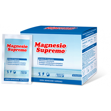 Natural Point Magnesio Supremo 32 Bustine - Vitamine e sali minerali - 907389136 - Natural Point - € 15,50