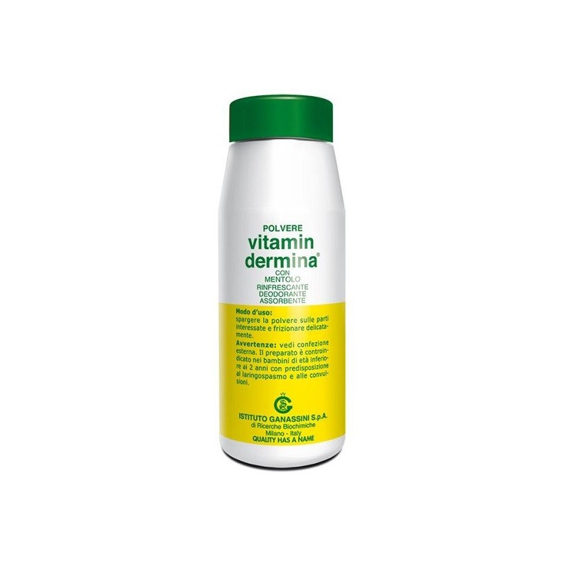 Vitamindermina Polvere Deodorante Con Mentolo 100 G - Creme e prodotti protettivi - 909272609 - Vitamindermina - € 7,80
