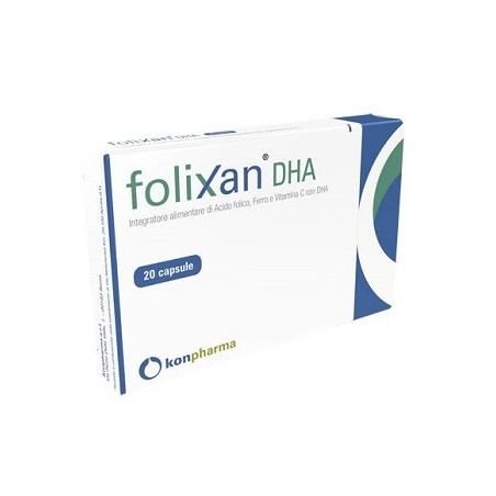 Konpharma Folixan Dha 20 Capsule 16,3 G - Integratori prenatali e postnatali - 931586325 - Konpharma - € 18,50