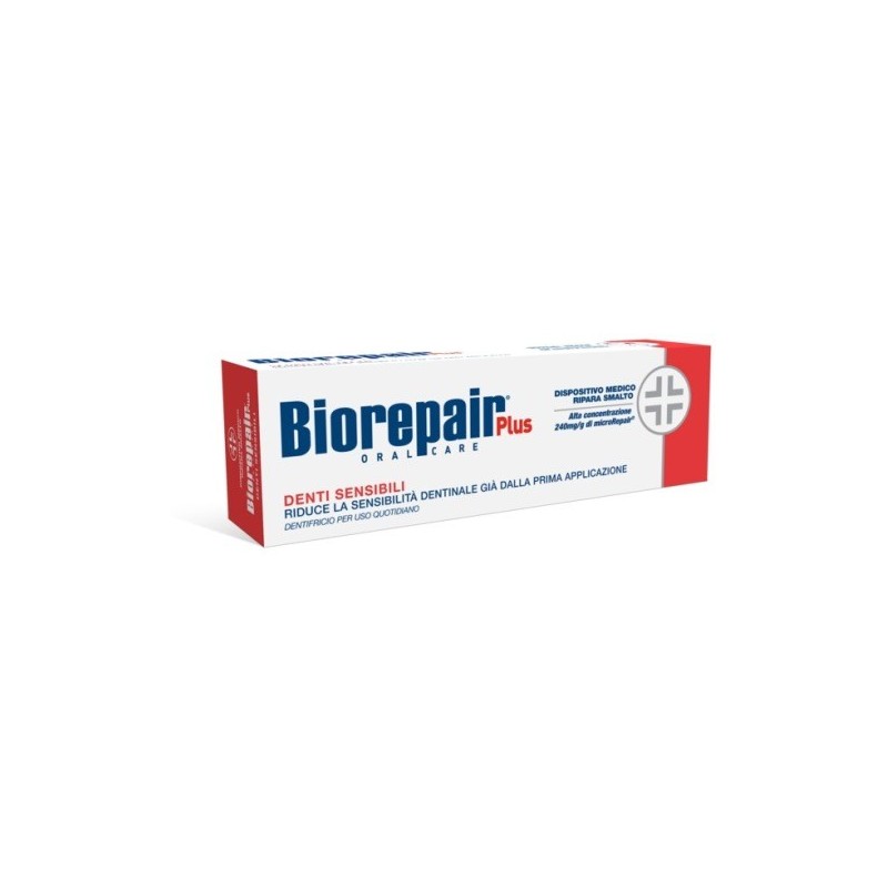 Biorepair Plus Denti Sensibili Dentifricio con MicroRepair 75 Ml - Dentifrici e gel - 971347620 - Biorepair - € 3,47