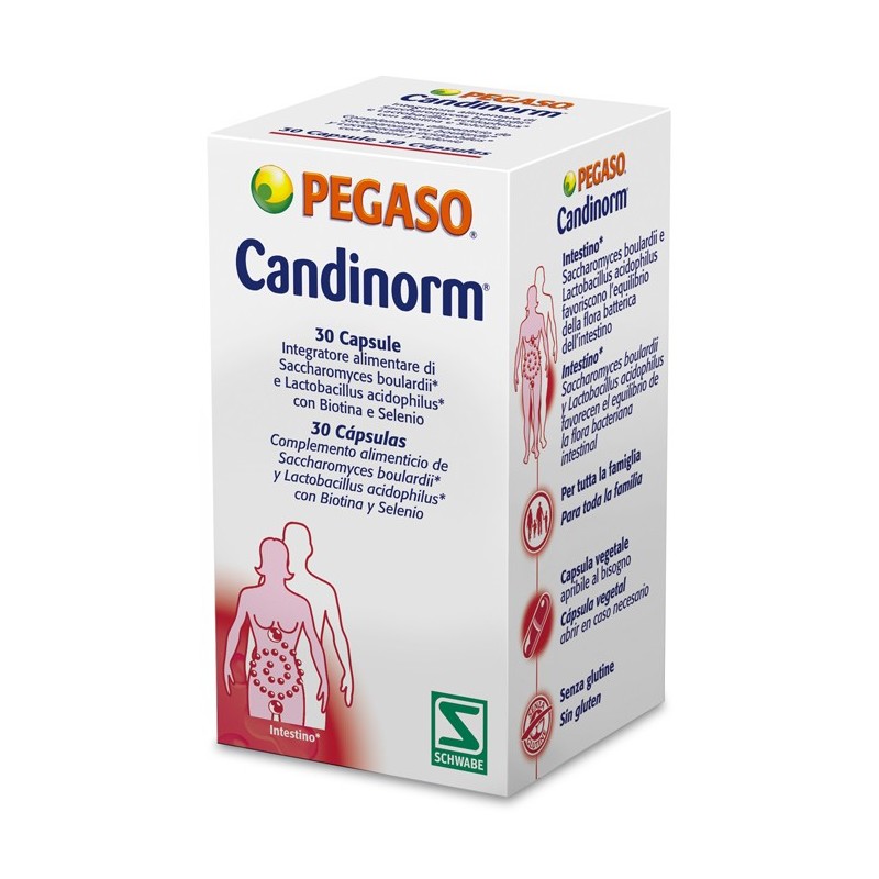 Schwabe Pharma Italia Candinorm 30 Capsule - Integratori di fermenti lattici - 976319208 - Schwabe Pharma Italia - € 19,55