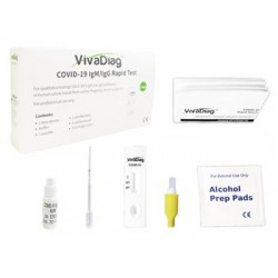 VivaDiag Test Sierologico Rapido Covid-19 Determinazione Anticorpi - Rimedi vari - 980341123 - Alpha Pharma Service - € 14,90