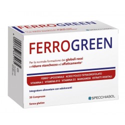 Specchiasol Ferrogreen 30 Compresse - Vitamine e sali minerali - 981593142 - Specchiasol - € 14,90