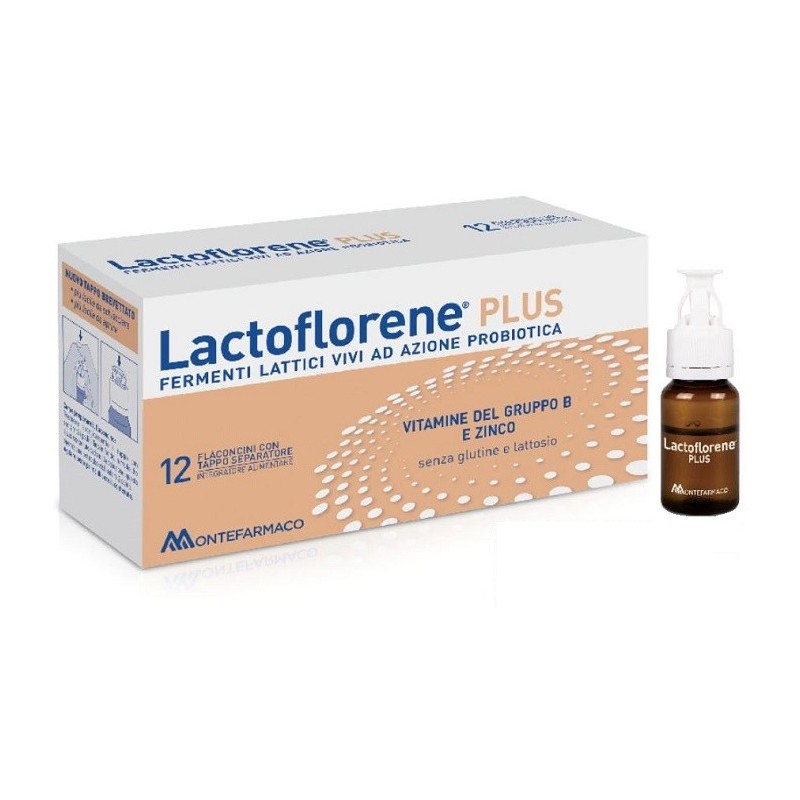 Lactoflorene Plus Fermenti Lattici Vivi 12 Flaconcini - Integratori di fermenti lattici - 930494099 - Lactoflorene - € 8,87