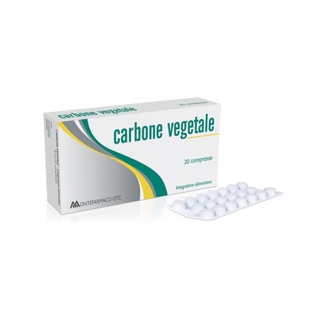 Montefarmaco OTC Carbone Vegetale 40 Compresse - Integratori per regolarità intestinale e stitichezza - 901130233 - Montefarm...