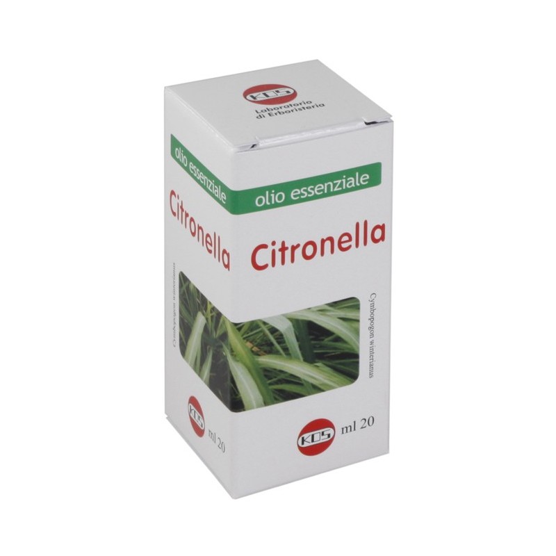 Kos Citronella Olio Essenziale 20 Ml - Integratori per umore, anti stress e sonno - 904374372 - Kos - € 7,79