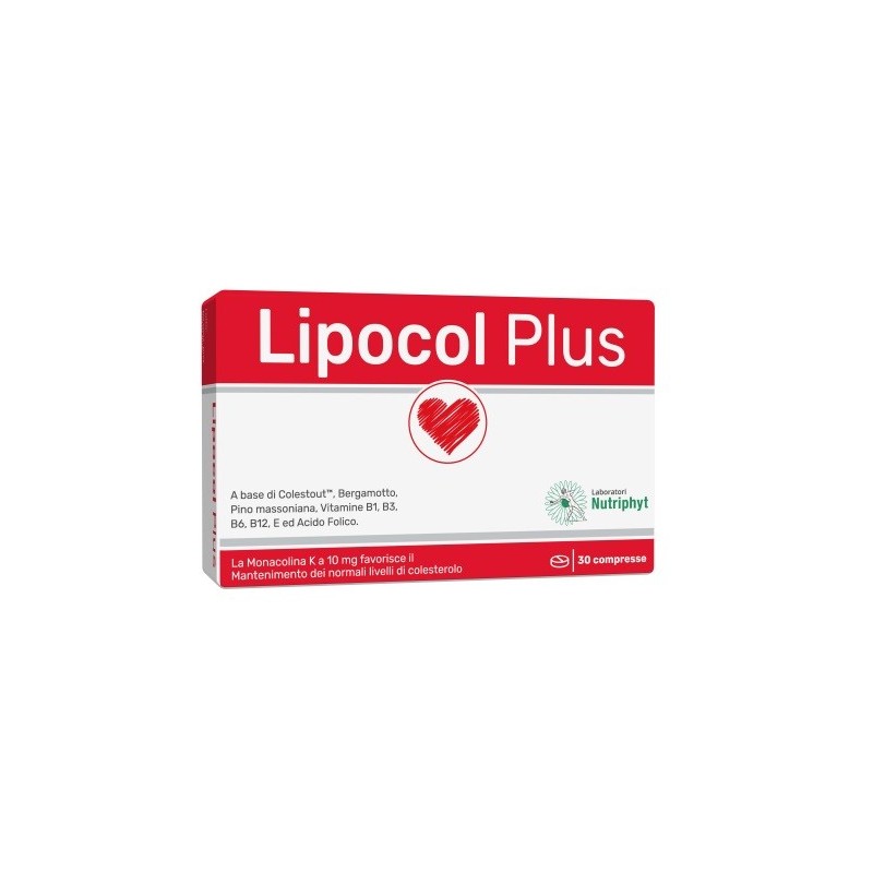 Nutriphyt Lipocol Plus Integratore Per Il Colesterolo 30 Compresse - Integratori per il cuore e colesterolo - 926739160 - Lab...
