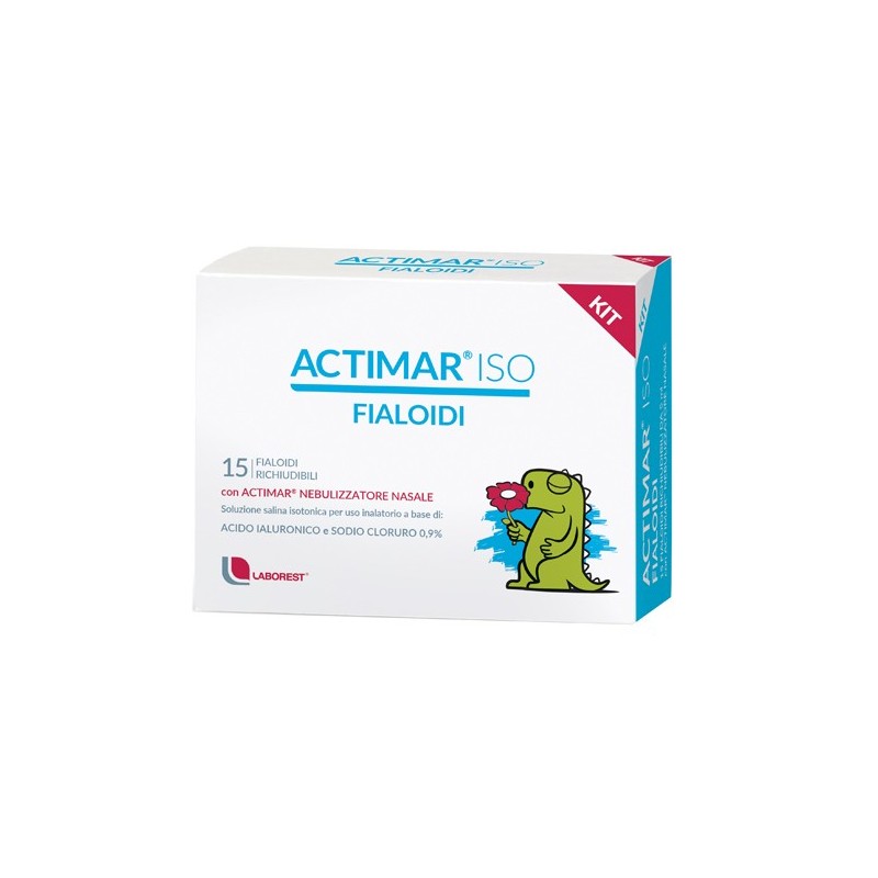 Uriach Italy Actimar Iso Fialoidi Kit 15 Fialoidi Da 5ml Con Nebulizzatore Nasale - Prodotti per la cura e igiene del naso - ...