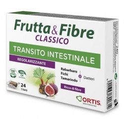 Ortis Laboratoires Pgmbh Frutta & Fibre Classico 24 Cubetti - Integratori per regolarità intestinale e stitichezza - 97620393...