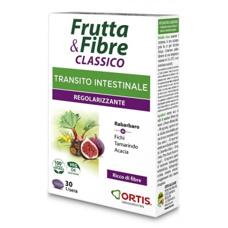 Ortis Frutta & Fibre Classico Per il Transito Intestinale 30 Compresse Ortis Laboratoires Pgmbh - 1 Ortis Frutta & Fibre Classico Per il Transito Intestinale 30 Compresse Ortis Laboratoires Pgmbh - 1