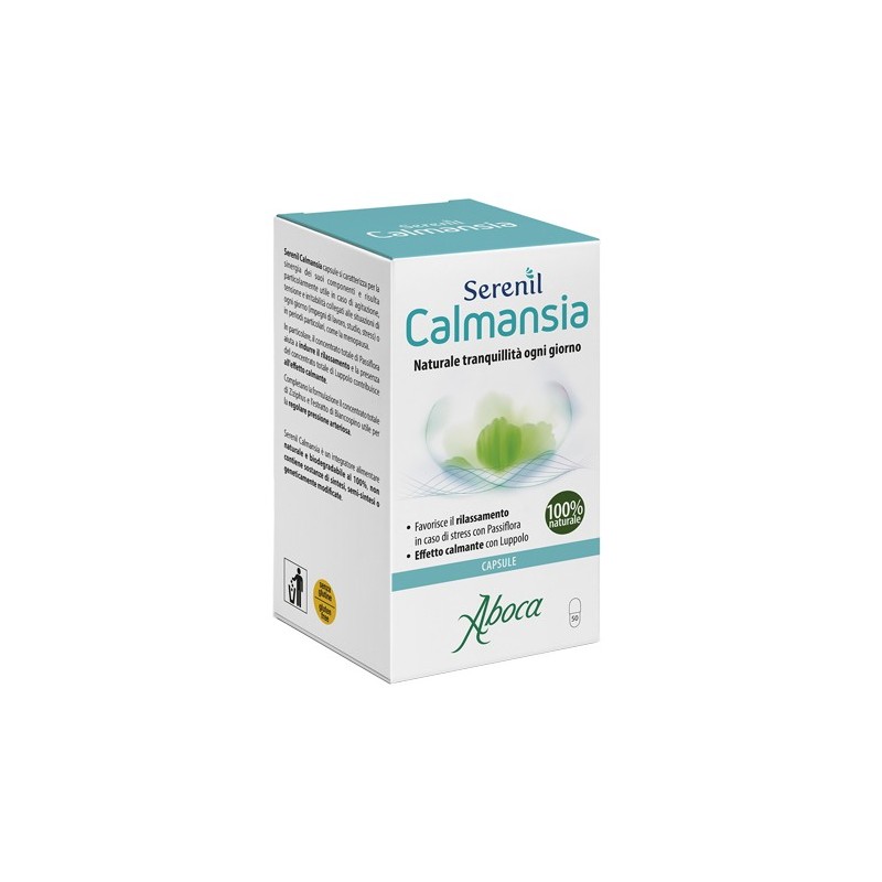 Aboca Serenil Calmansia 50 Capsule - Integratori per umore, anti stress e sonno - 979175534 - Aboca - € 21,61
