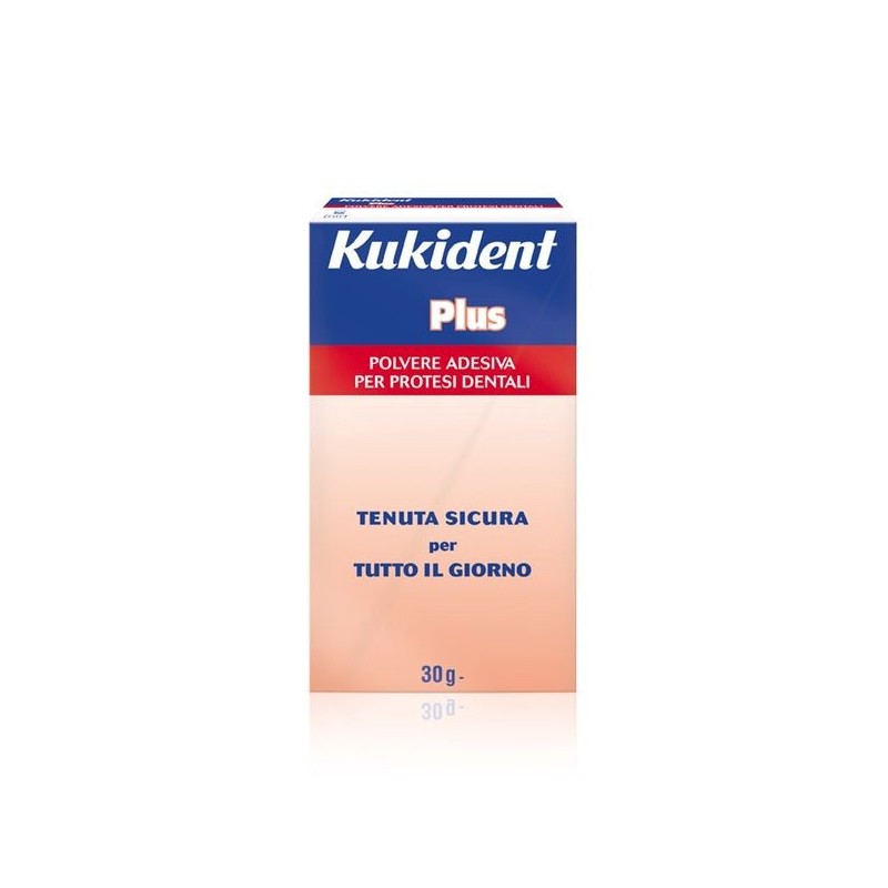 Kukident Plus Polvere Adesiva Per Protesi Dentarie 30 G - Prodotti per dentiere ed apparecchi ortodontici - 922199839 - Kukid...