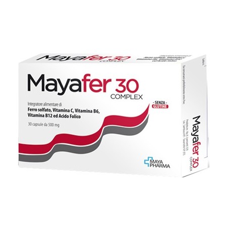 Maya Pharma Mayafer 30 Complex 30 Capsule - Vitamine e sali minerali - 942166366 - Maya Pharma - € 21,56