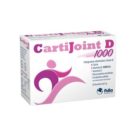Cartijoint D 1000 Integratore Per Ossa E Articolazioni 20 Bustine Cartijoint - 1 Cartijoint D 1000 Integratore Per Ossa E Articolazioni 20 Bustine Cartijoint - 1
