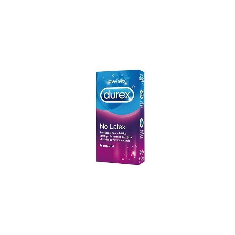 Durex Profilattici No Latex 6 Pezzi - Profilattici e Contraccettivi - 916106824 - Durex - € 7,19