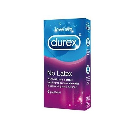 Durex Profilattici No Latex 6 Pezzi Durex - 1 Durex Profilattici No Latex 6 Pezzi Durex - 1