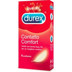 Durex Profilattico Contatto Comfort 6 Pezzi - Profilattici e Contraccettivi - 924893720 - Durex - € 6,60