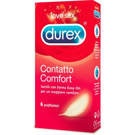 Durex Profilattico Contatto Comfort 6 Pezzi Durex - 1 Durex Profilattico Contatto Comfort 6 Pezzi Durex - 1
