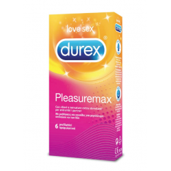 Durex Profilattico Pleasuremax Easy On 6 Pezzi - Profilattici - 912380110 - Durex - € 7,01