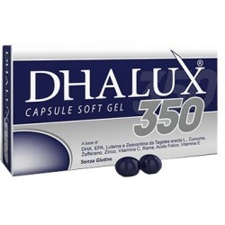 Shedir Pharma Unipersonale Dhalux 350 Blister 30 Capsule Molli Astuccio 29,4 G - Integratori per occhi e vista - 934488329 - ...