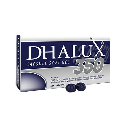 Shedir Pharma Unipersonale Dhalux 350 Blister 30 Capsule Molli Astuccio 29,4 G - Integratori per occhi e vista - 934488329 - ...