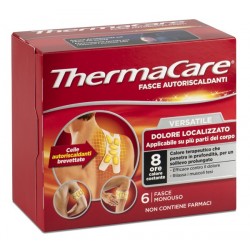 Thermacare Fascia Autoriscaldante Versatile 6 Pezzi - Terapia del caldo/freddo, ghiaccio secco e ghiaccio spray - 981076110 -...