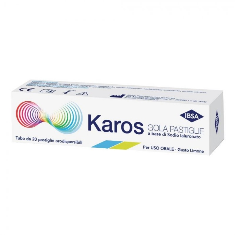 Karos Gola Mucosa Orale Infiammata 20 Pastiglie Orodispersibili Ibsa - 1