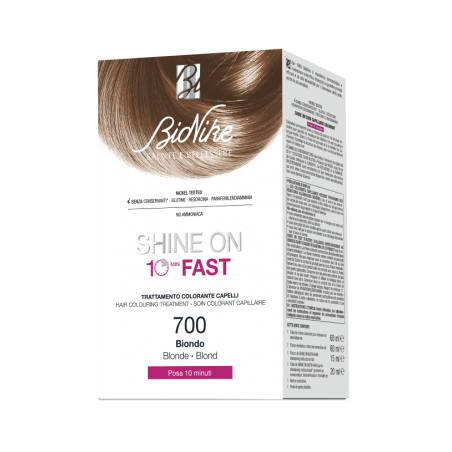 Bionike Shine On Fast Trattamento Colorante Capelli Biondo 700 - Tinte e colorazioni per capelli - 974891929 - BioNike - € 12,07