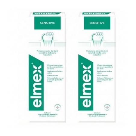 Elmex Sensitive Collutorio 2X400 Ml - Collutori - 981963097 - Elmex - € 8,50