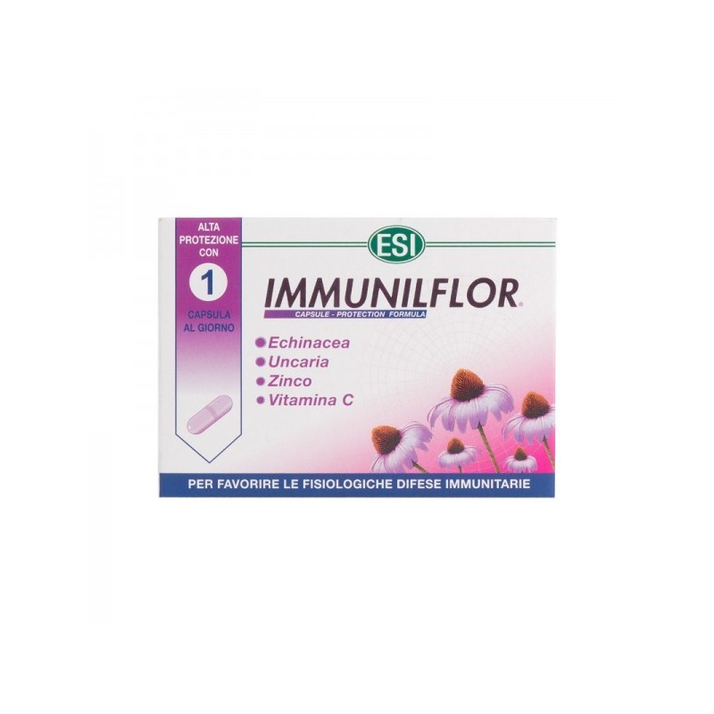 Immunilflor Integratore Per Le Difese Immunitarie 30 Capsule - Integratori per difese immunitarie - 905507760 - Immunilflor -...