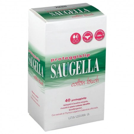 Saugella Assorbenti Cotton Touch Proteggislip 40 Pezzi - Assorbenti - 931467714 - Saugella - € 4,62
