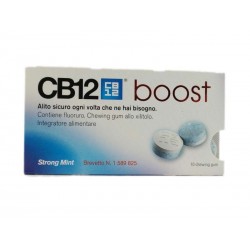 Cb12 Boost Gomme Da Masticare Per Alitosi 10 Chewing-gum - Prodotti per afte, gengiviti e alitosi - 925930202 - CB12 - € 3,54