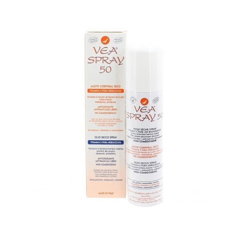 Vea Olio Secco Spray Idratante E Protettivo 50 Ml - Trattamenti per dermatite e pelle sensibile - 901851030 - Vea - € 15,57