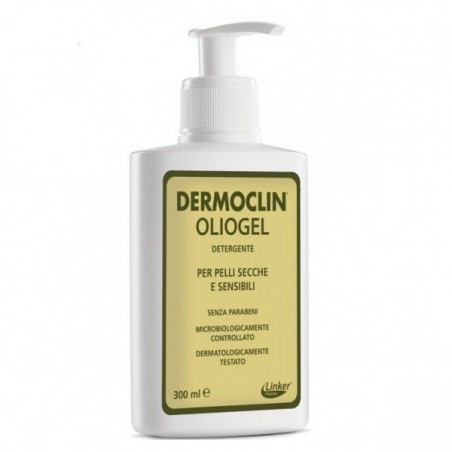 Dermoclin Oliogel Detergente Pelli Secche e Sensibili 300 Ml - Trattamenti idratanti e nutrienti per il corpo - 939014852 - D...