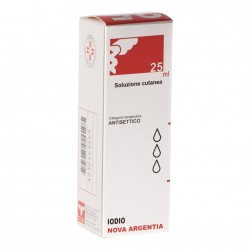Nova Argentia Iodio 7%/5% Soluzione Cutanea Alcolica 25 Ml - Farmaci dermatologici - 030523029 - Nova Argentia