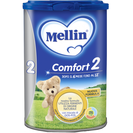 Mellin Comfort 2 Latte In Polvere 800 G - Latte in polvere e liquido per neonati - 979051733 - Mellin - € 23,90