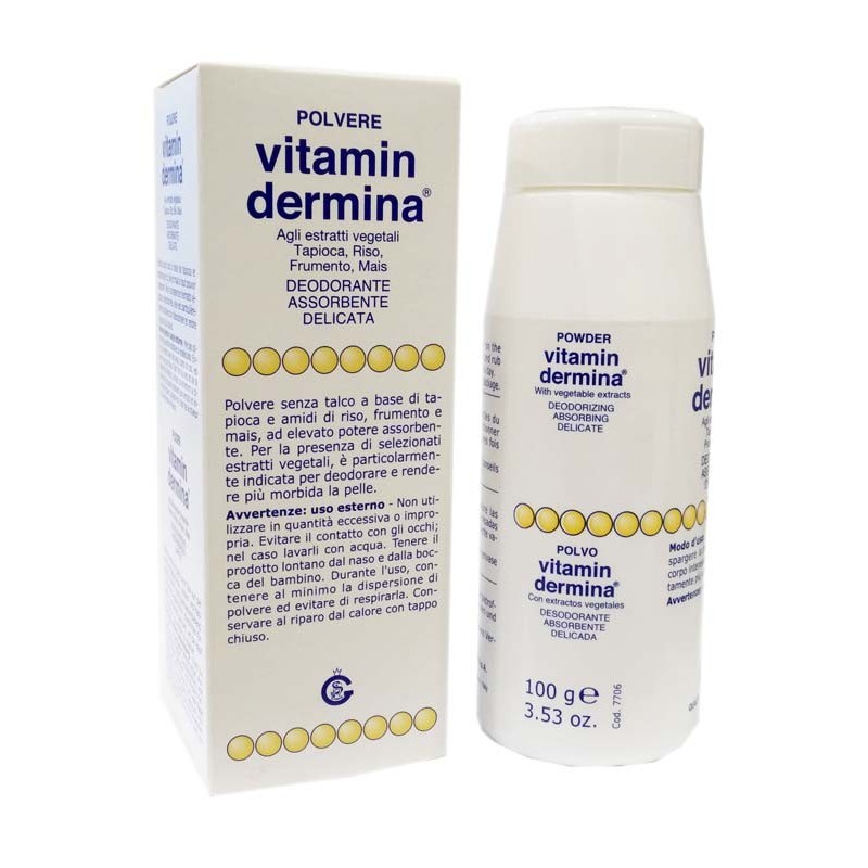 Vitamindermina Polvere Deodorante Assorbente Delicata 100 G - Igiene personale - 901156745 - Vitamindermina - € 10,90