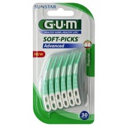 Gum Soft-Picks Advanced Scovolini 30 Pezzi - Fili interdentali e scovolini - 970435842 - Gum - € 6,10