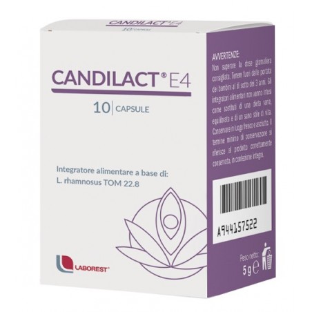 Uriach Italy Candilact E4 10 Capsule - Integratori per apparato uro-genitale e ginecologico - 944157522 - Uriach Italy - € 15,33