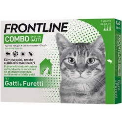 Frontline Combo Spot-On Gatti e Furetti 3 Pipette - Prodotti per cani e gatti - 103647032 - Frontline