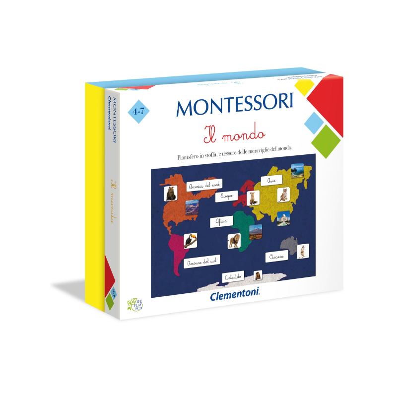 Clementoni Montessori Il Mondo - Linea giochi - 982988382 - Clementoni - € 17,89