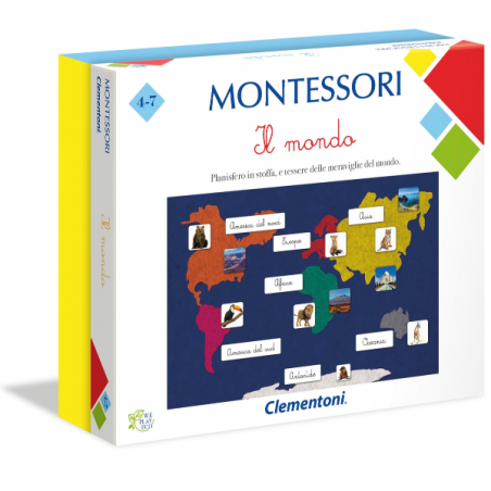 Clementoni Montessori Il Mondo - Linea giochi - 982988382 - Clementoni - € 17,89