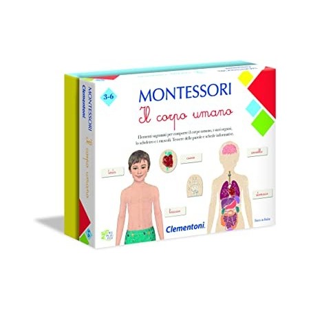 Clementoni Montessori Il Corpo Umano - Linea giochi - 982988368 - Clementoni - € 18,90